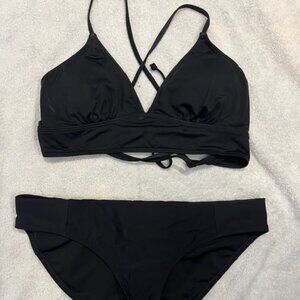 Black Athleta two piece swimsuit
